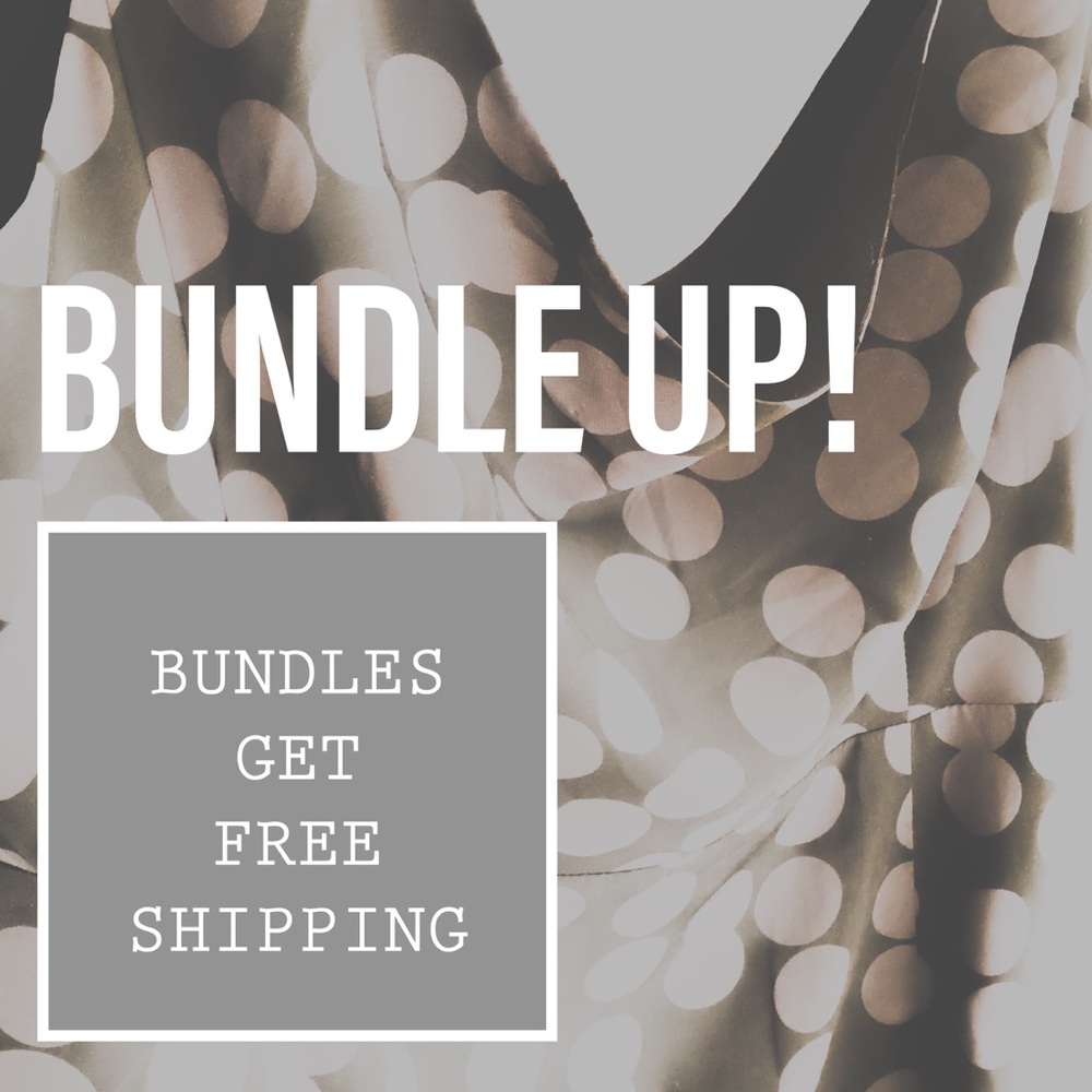 Free shipping on bundles!
